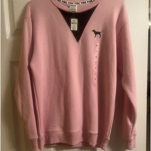 Pink brand sweatshirt size Xanax. NWT